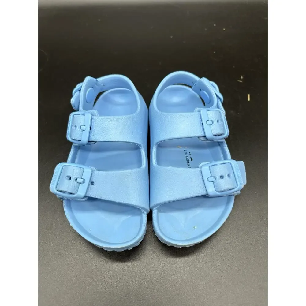 Birkenstock Arizona Eva Blue Sandals Toddler Size EU 24 US C6